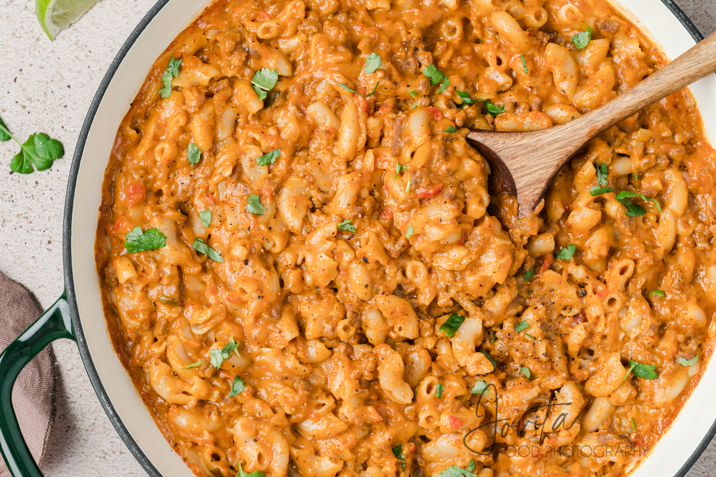 One Pan Taco Mac and Cheese