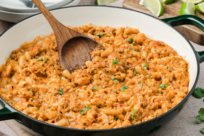 One Pan Taco Mac and Cheese