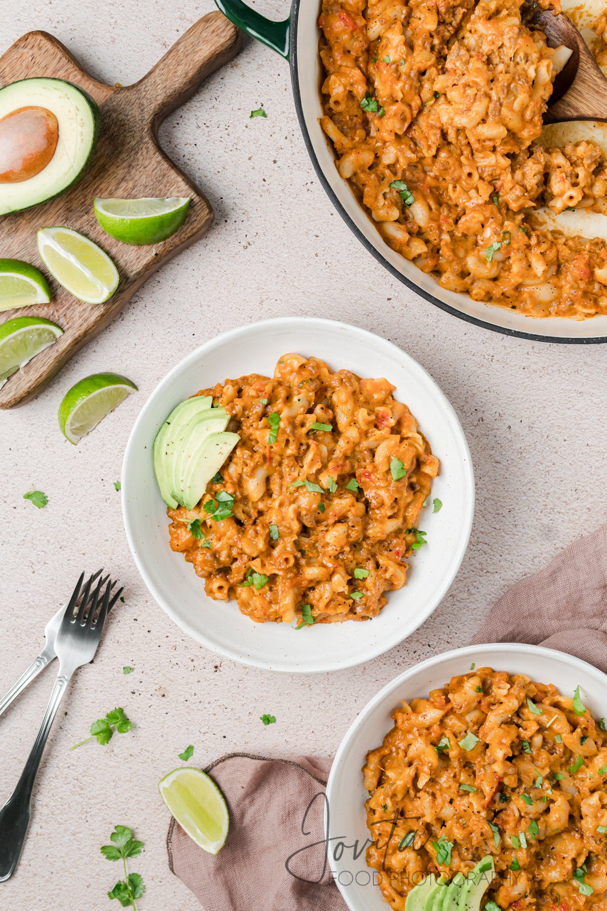 One Pan Taco Mac and Cheese