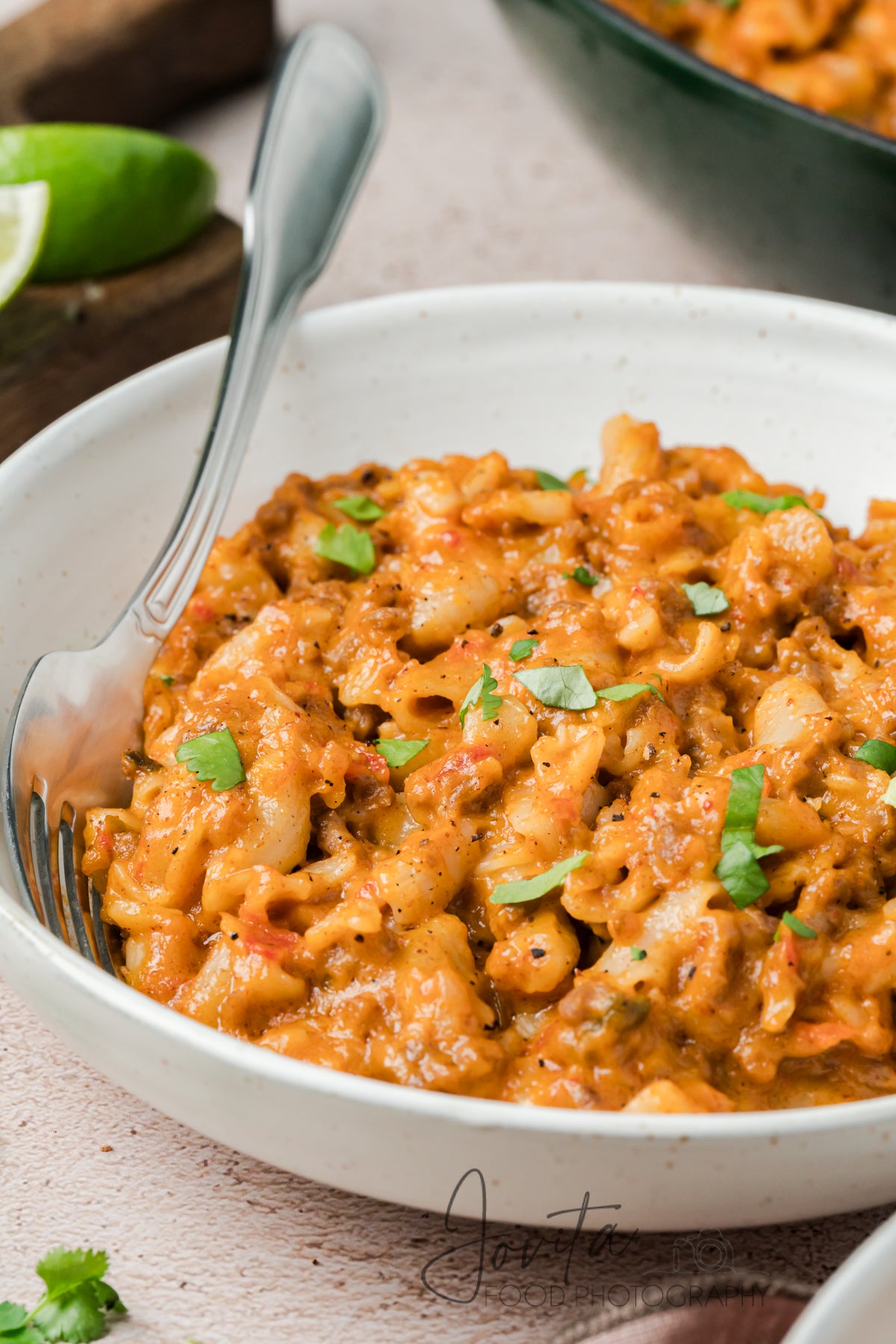 One Pan Taco Mac and Cheese