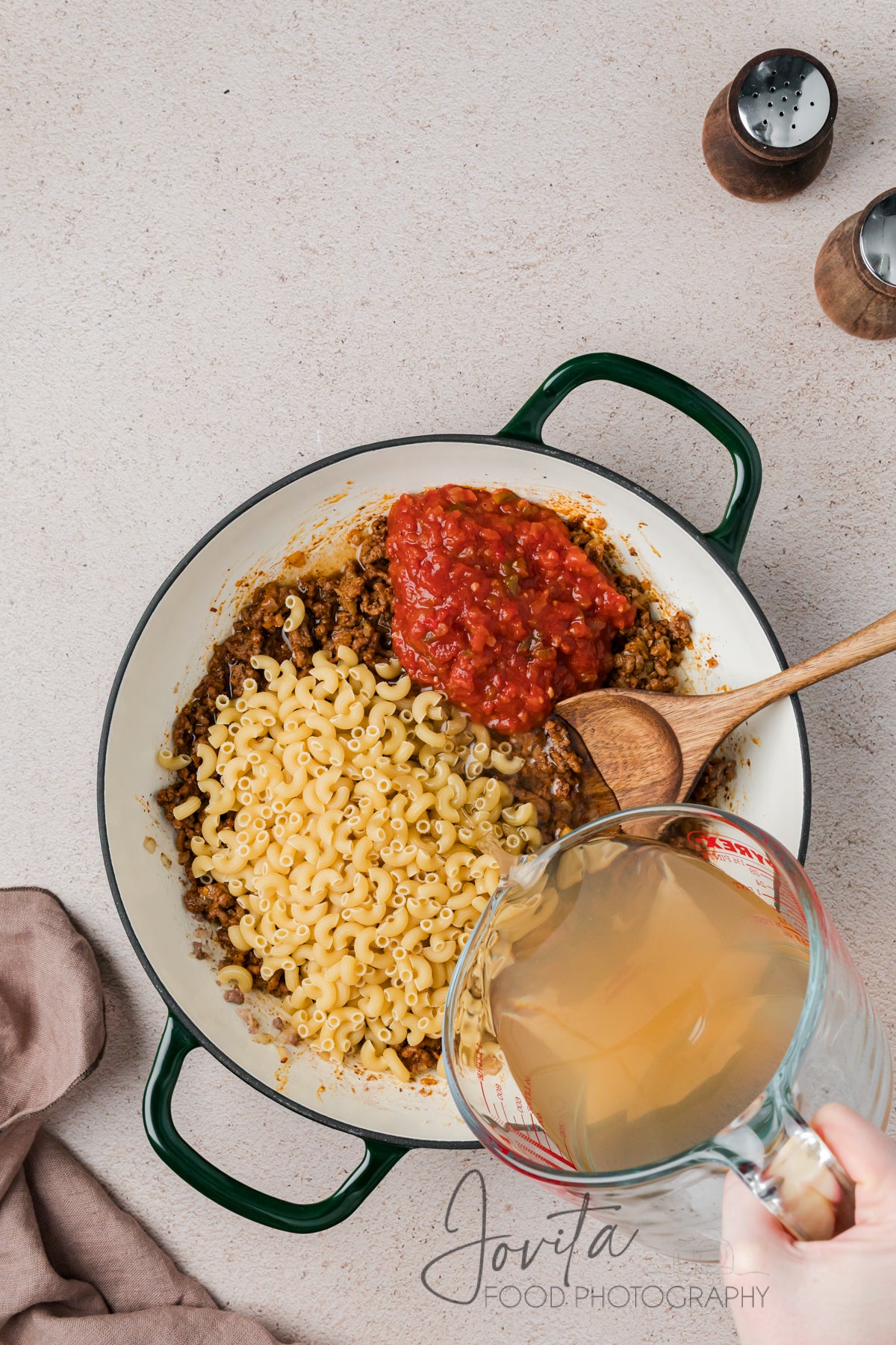 One Pan Taco Mac and Cheese