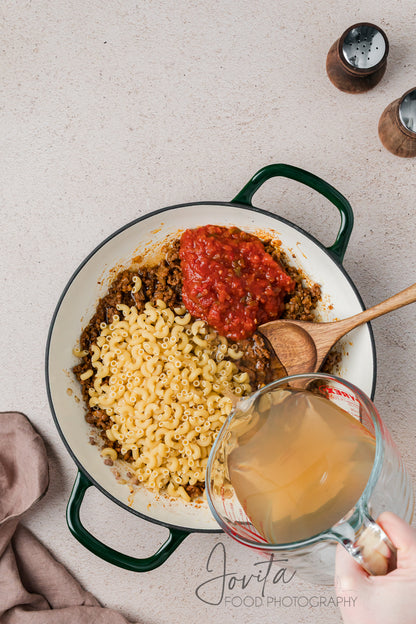One Pan Taco Mac and Cheese