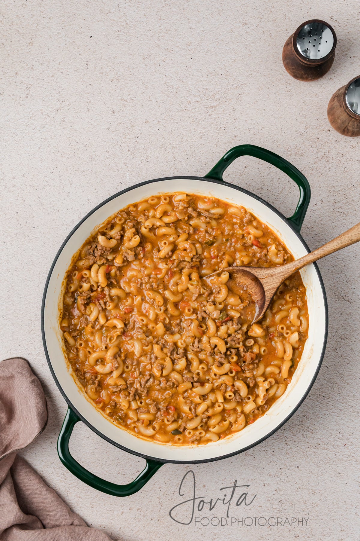 One Pan Taco Mac and Cheese