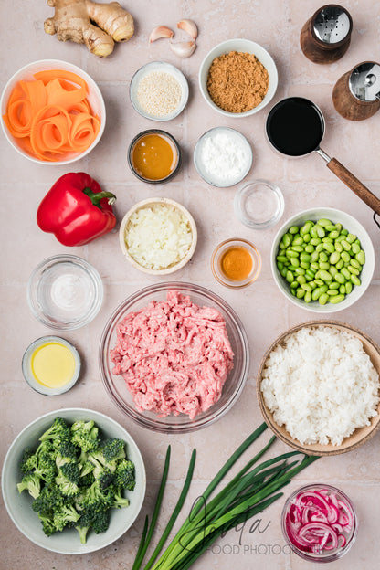 Teriyaki Ground Turkey Rice Bowls