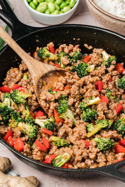 Teriyaki Ground Turkey Rice Bowls
