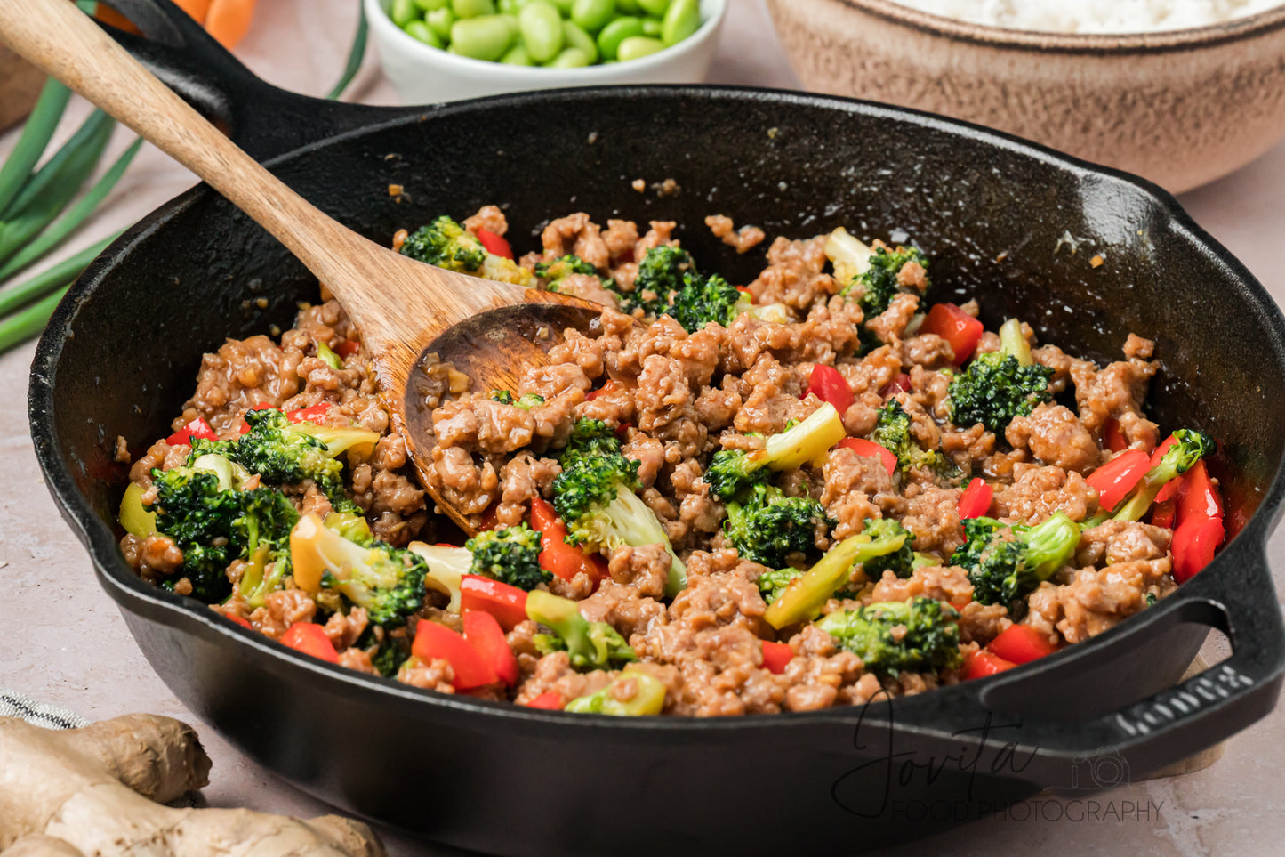 Teriyaki Ground Turkey Rice Bowls