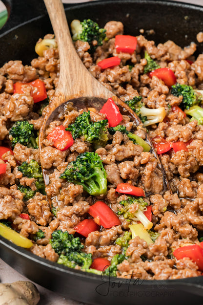 Teriyaki Ground Turkey Rice Bowls