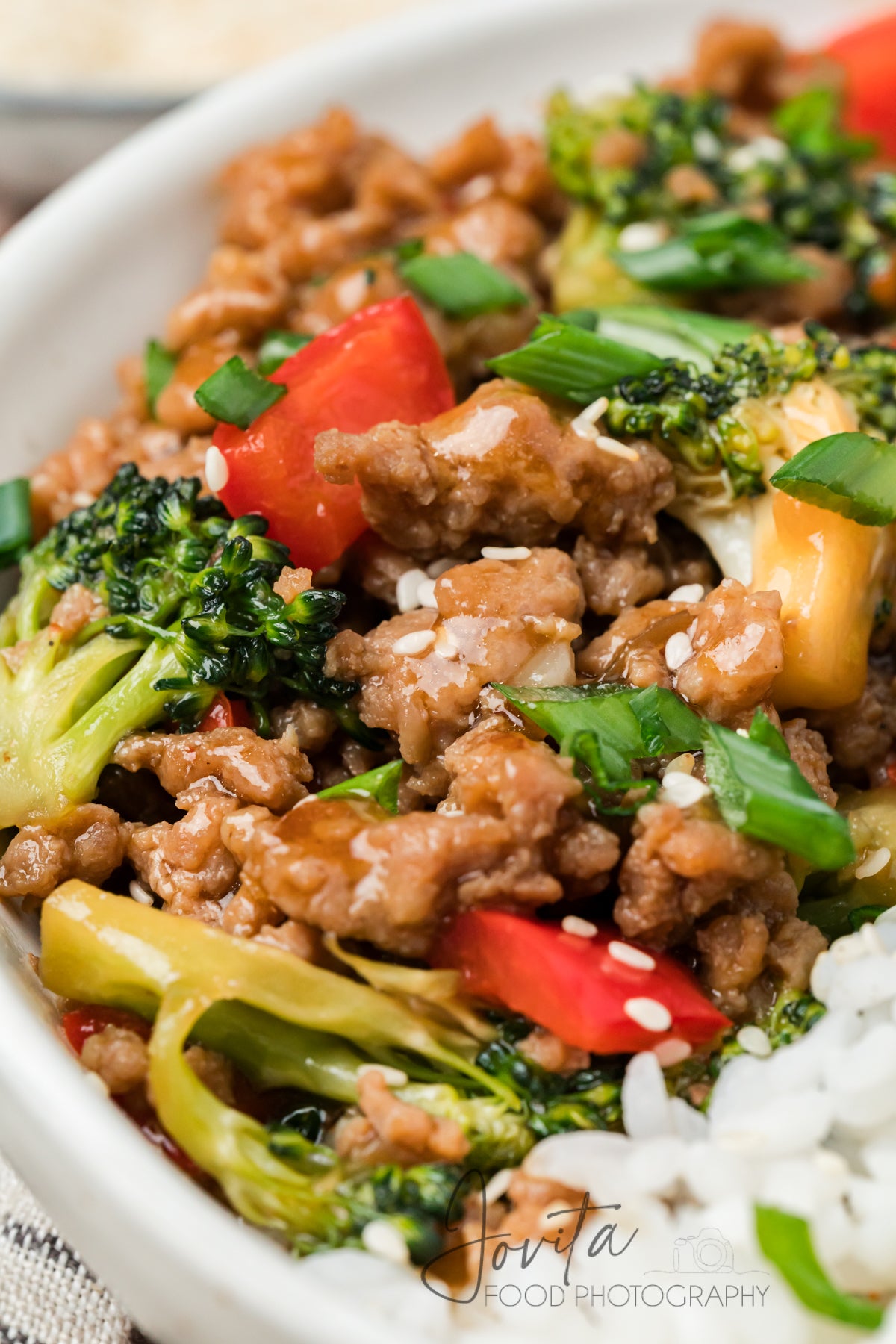 Teriyaki Ground Turkey Rice Bowls