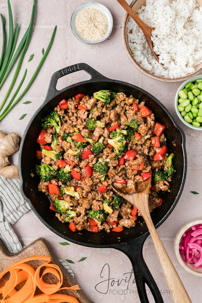 Teriyaki Ground Turkey Rice Bowls