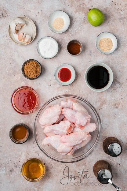 Sticky Thai Chicken Wings