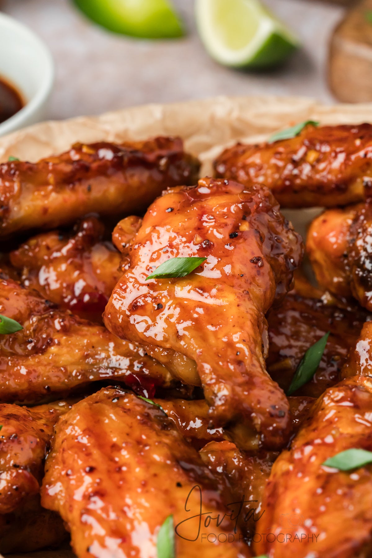 Sticky Thai Chicken Wings