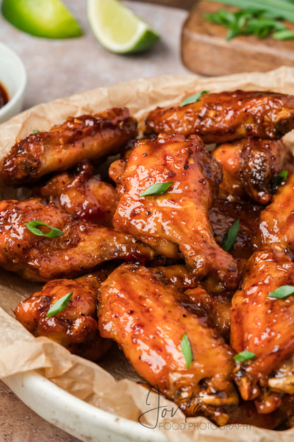 Sticky Thai Chicken Wings