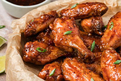 Sticky Thai Chicken Wings
