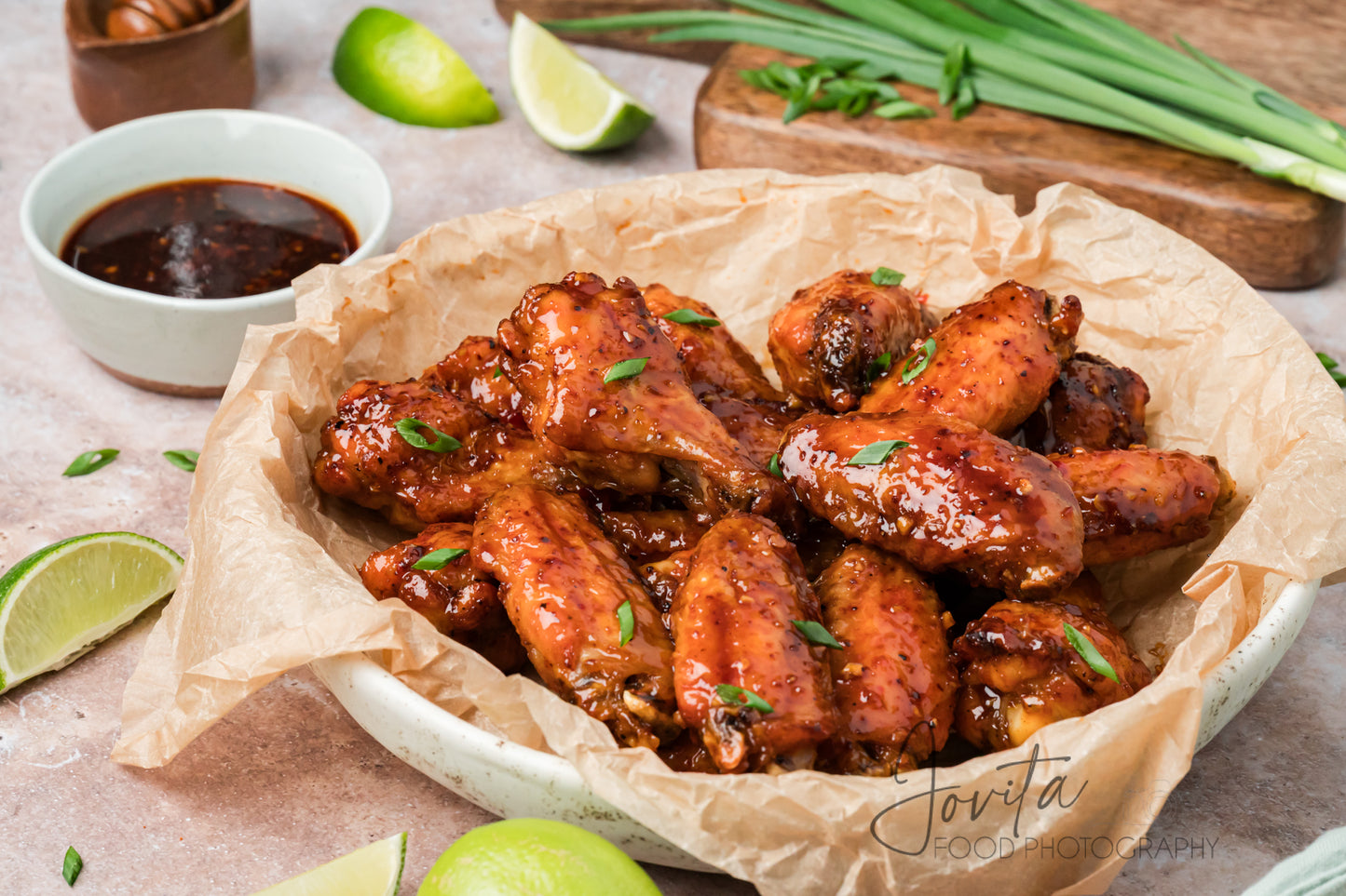 Sticky Thai Chicken Wings