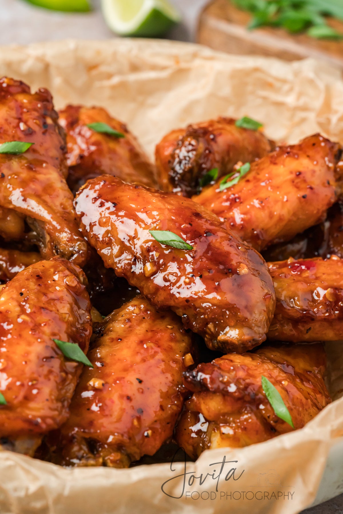 Sticky Thai Chicken Wings