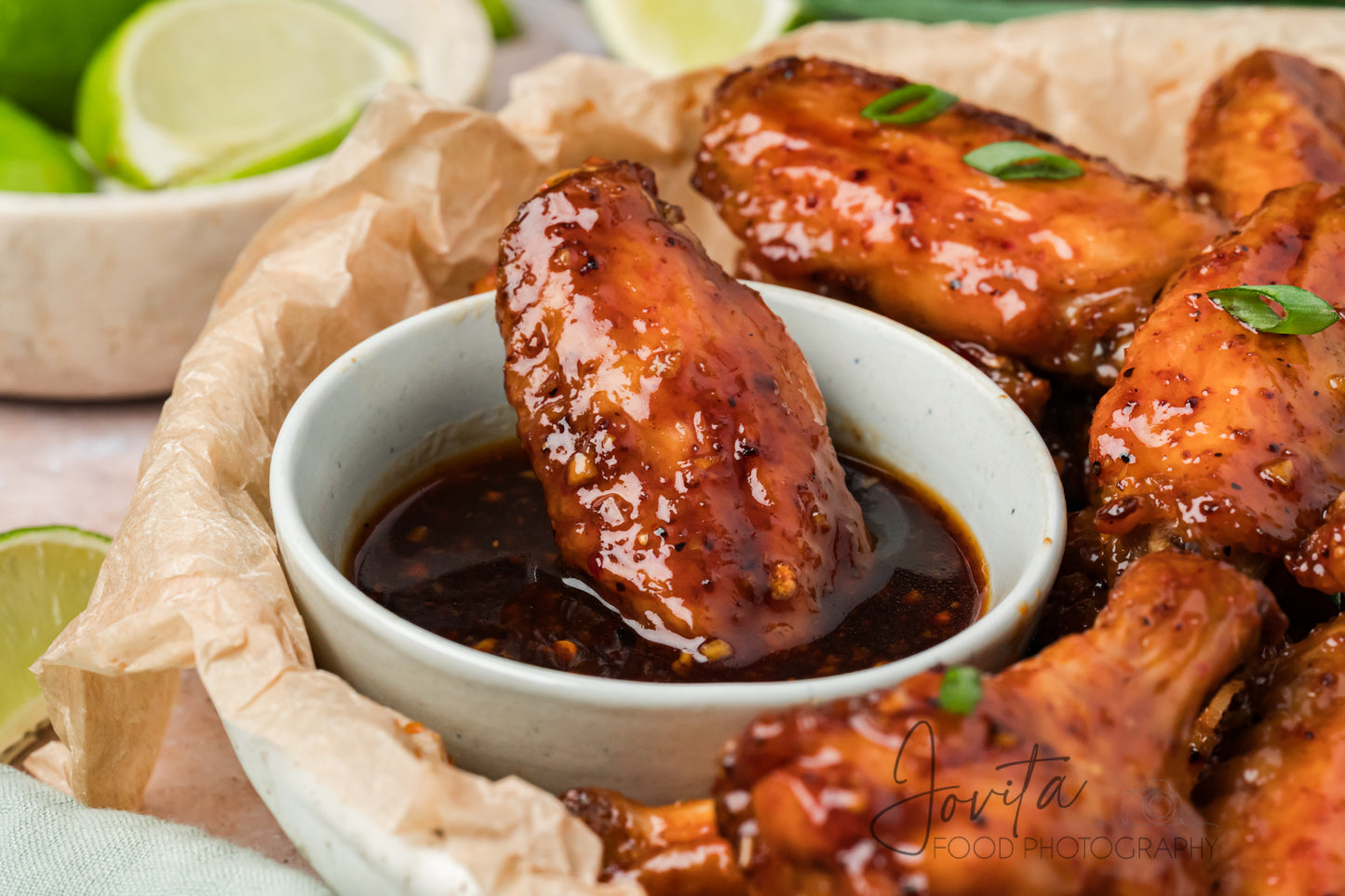 Sticky Thai Chicken Wings