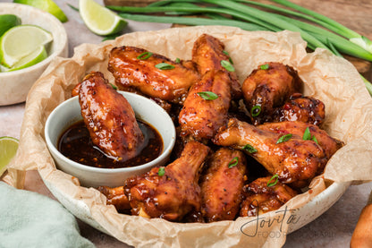 Sticky Thai Chicken Wings