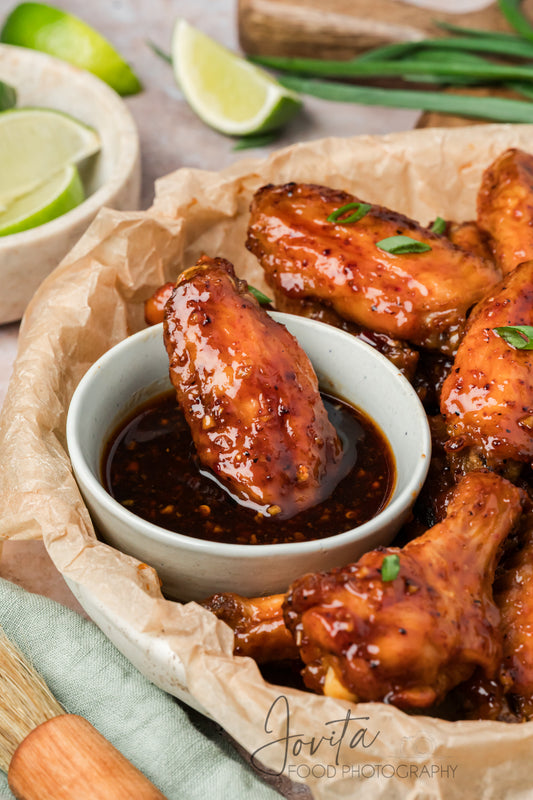 Sticky Thai Chicken Wings