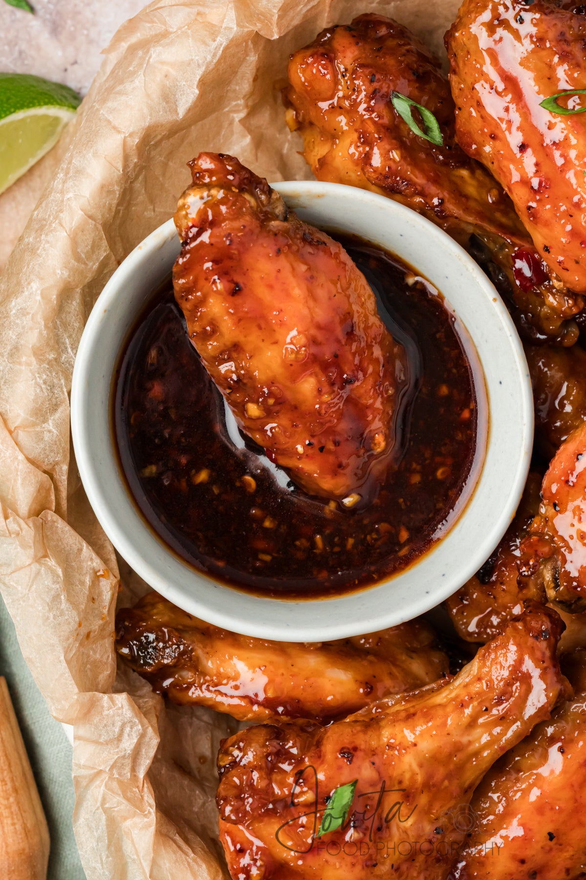 Sticky Thai Chicken Wings