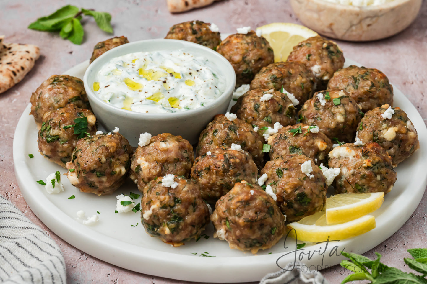Turkey Feta Meatballs