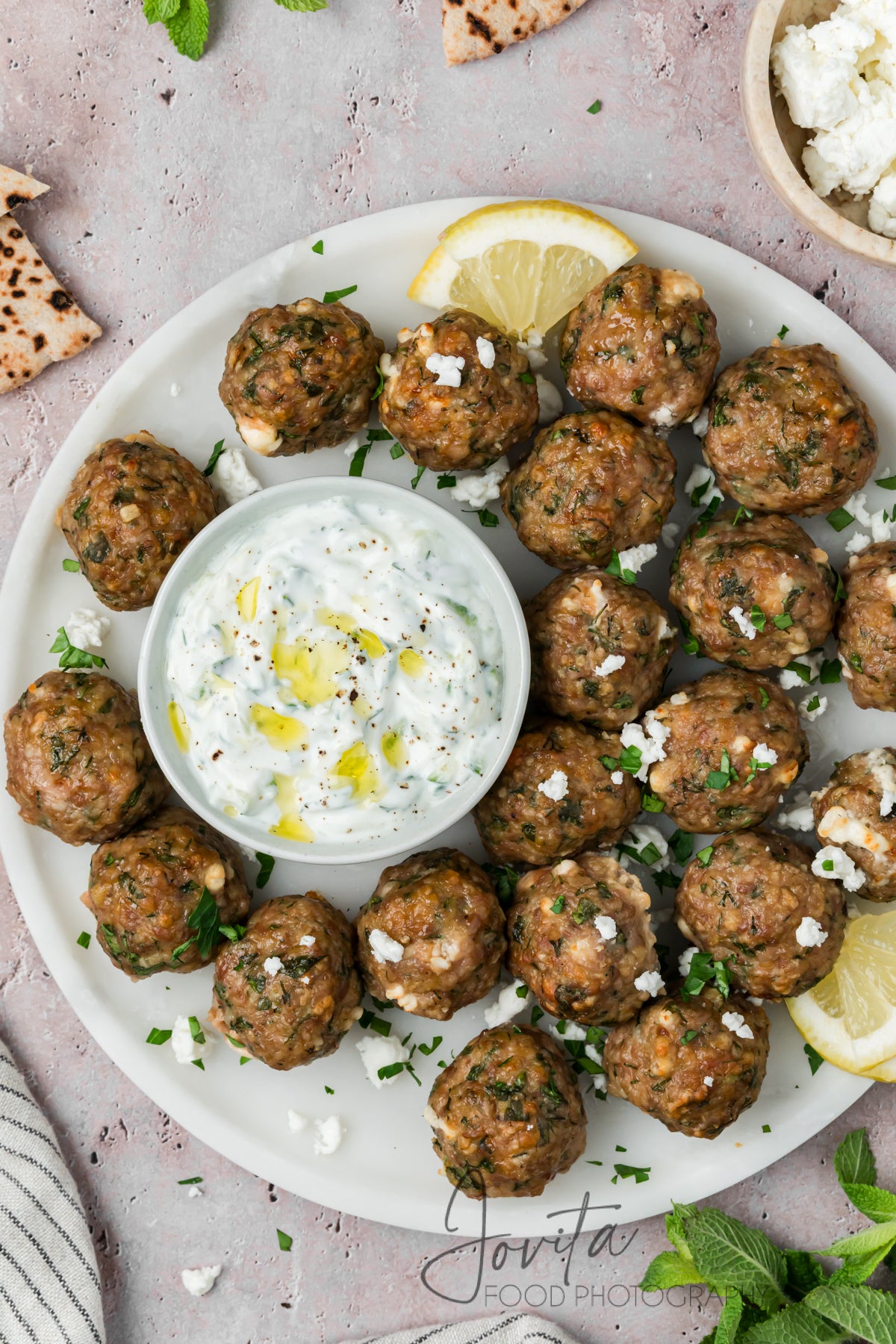 Turkey Feta Meatballs