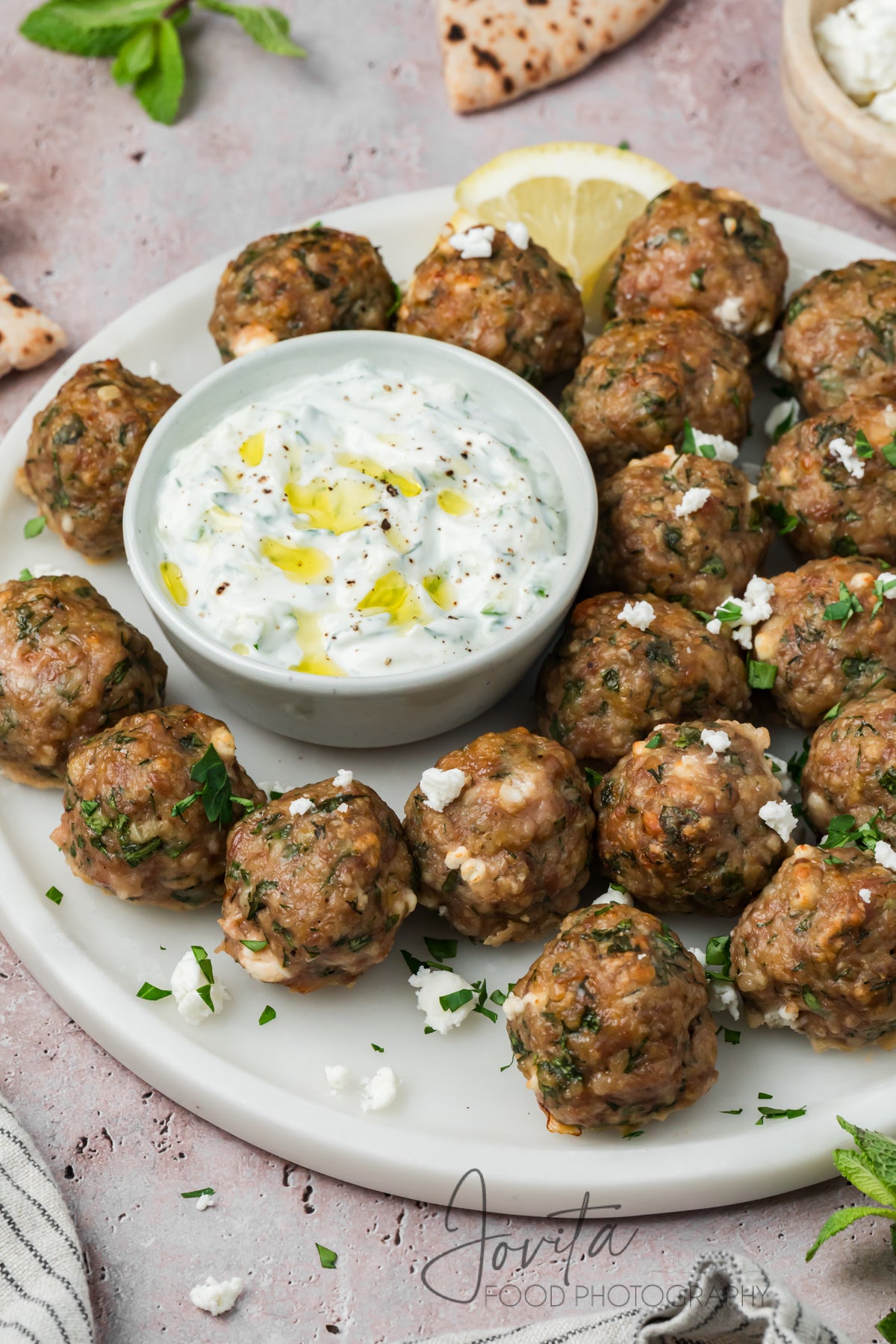 Turkey Feta Meatballs
