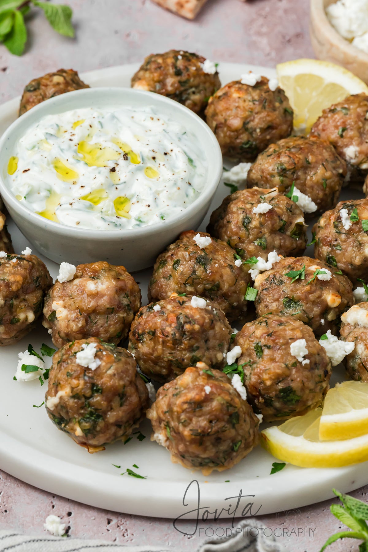 Turkey Feta Meatballs