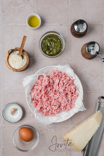 Pesto Turkey Meatballs