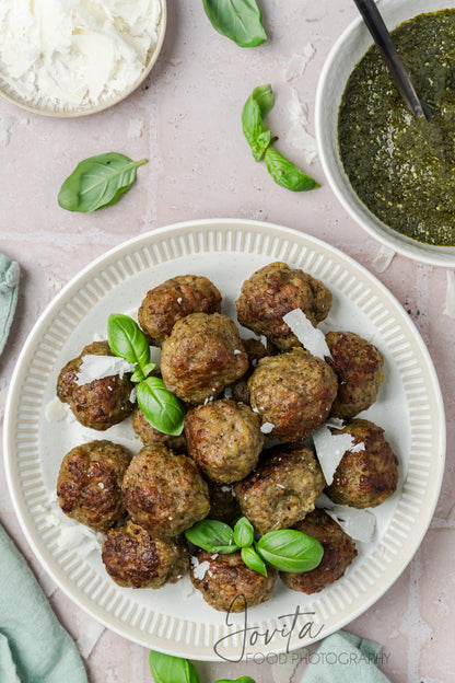 Pesto Turkey Meatballs