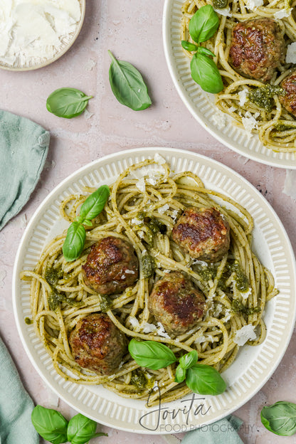 Pesto Turkey Meatballs