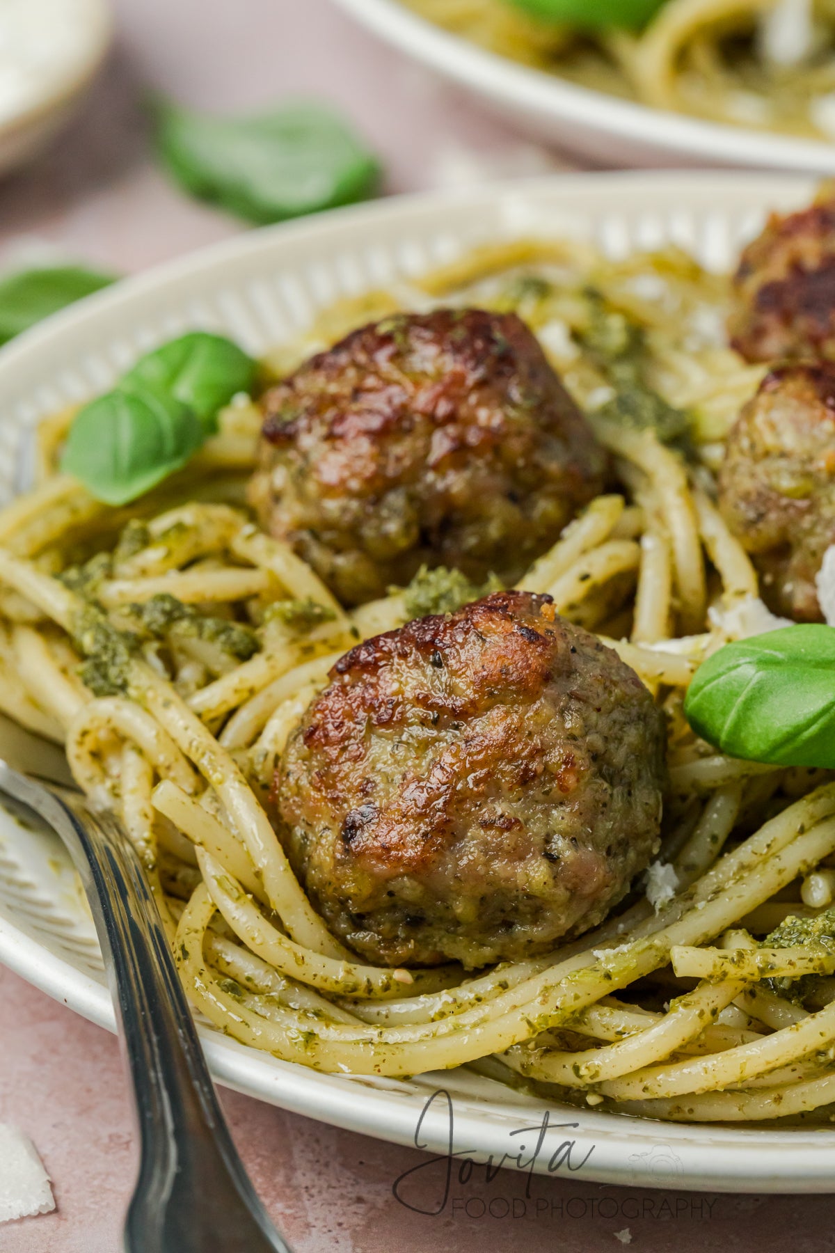 Pesto Turkey Meatballs