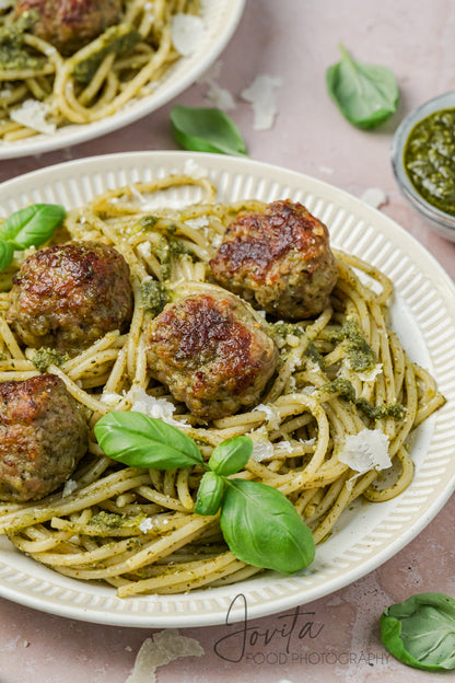 Pesto Turkey Meatballs