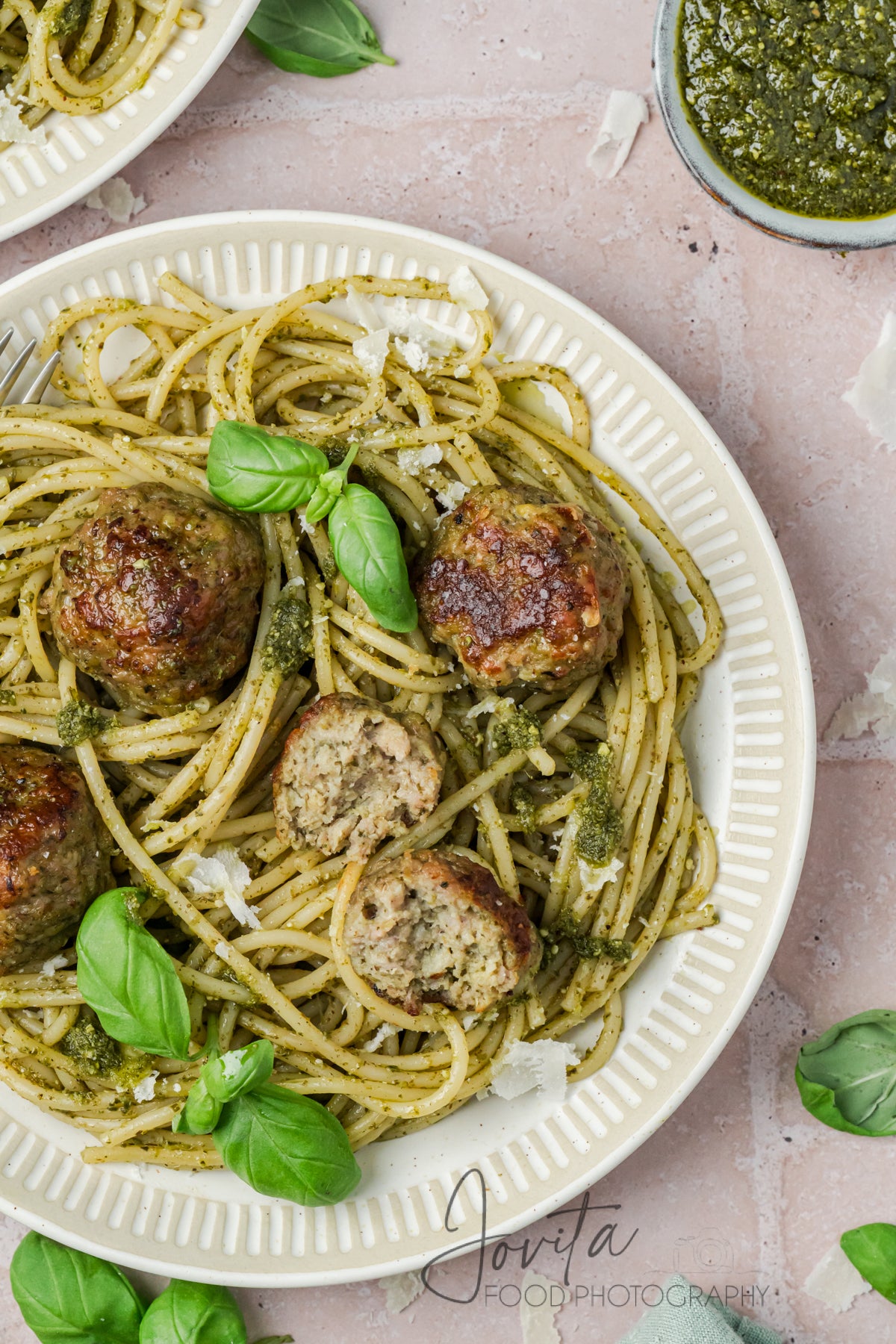 Pesto Turkey Meatballs