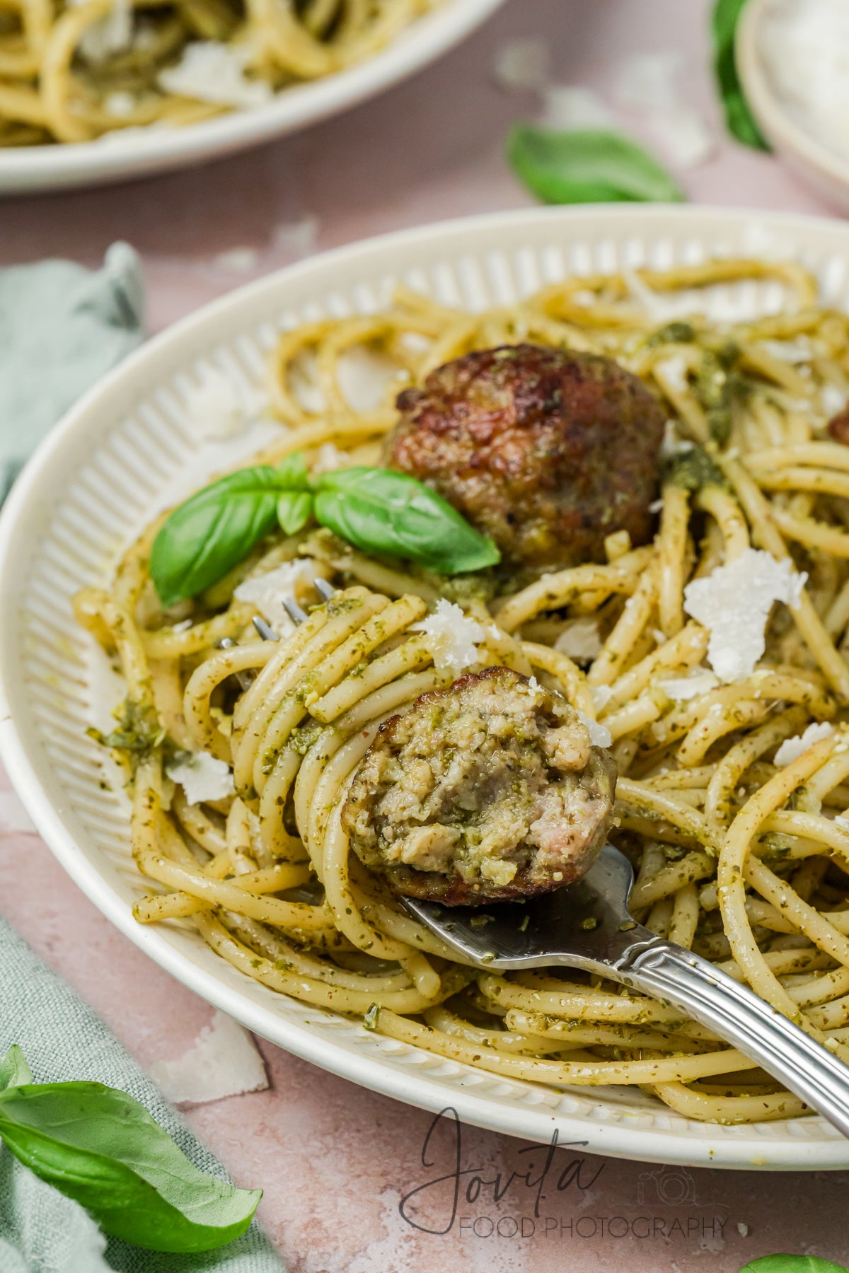 Pesto Turkey Meatballs