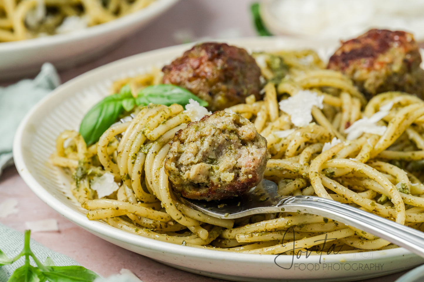 Pesto Turkey Meatballs
