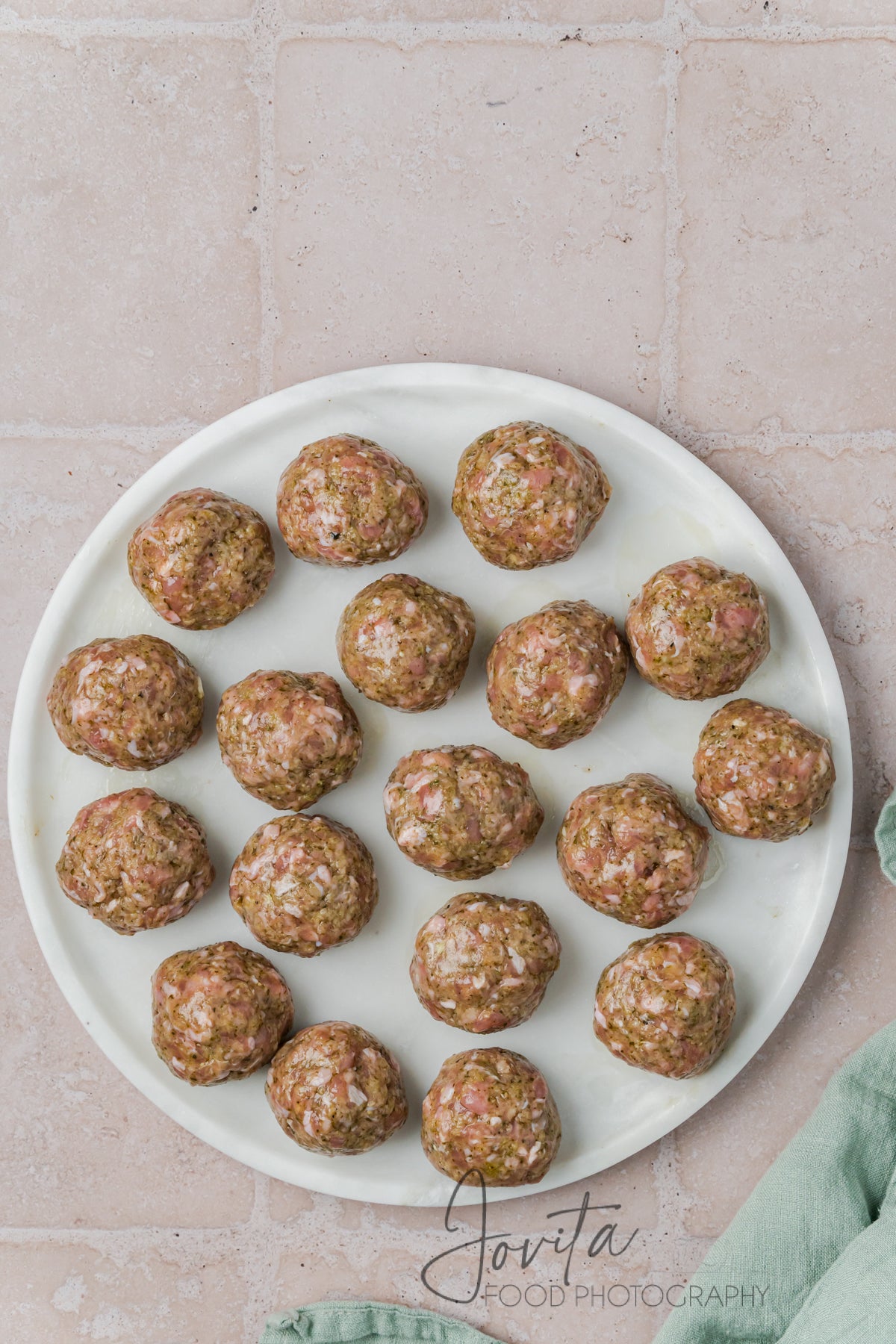 Pesto Turkey Meatballs