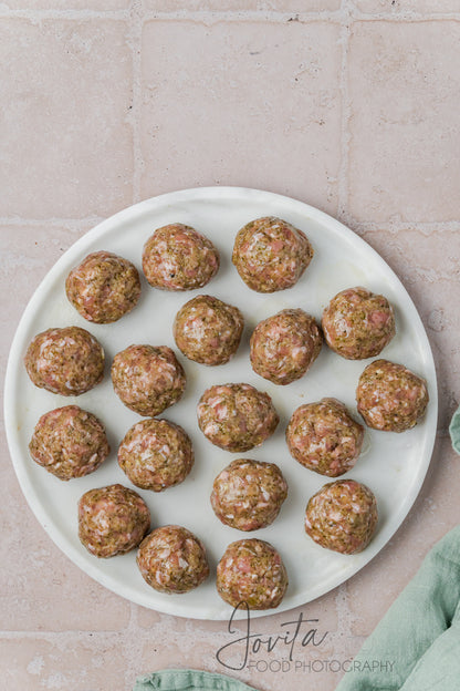 Pesto Turkey Meatballs