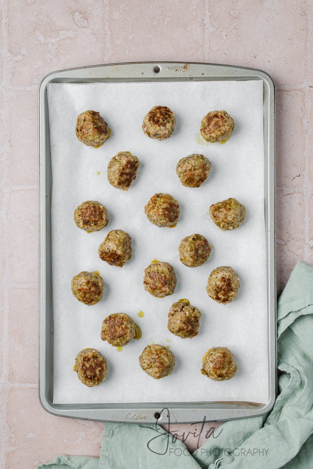 Pesto Turkey Meatballs