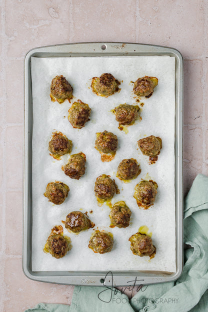 Pesto Turkey Meatballs