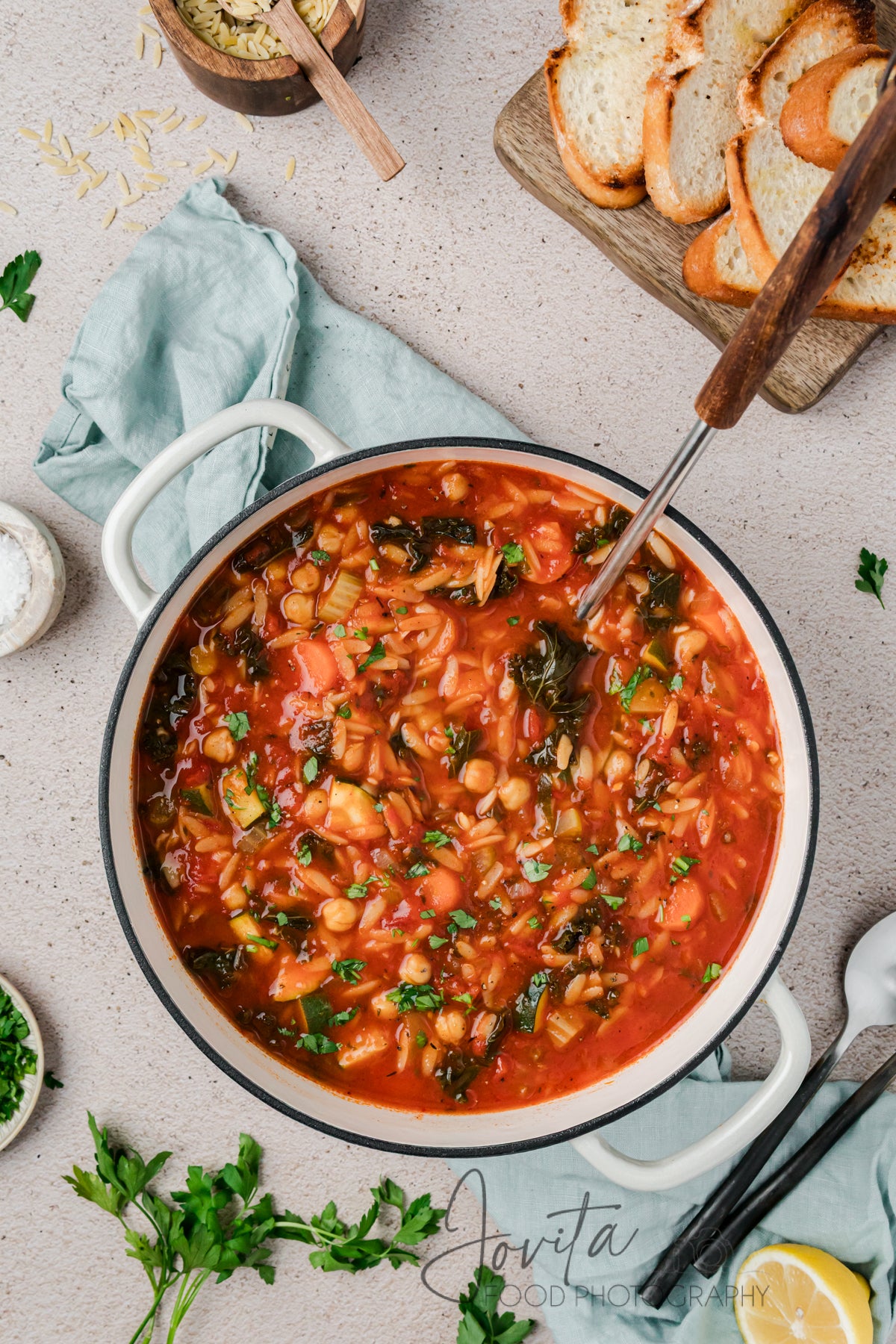 Vegetable Orzo Soup