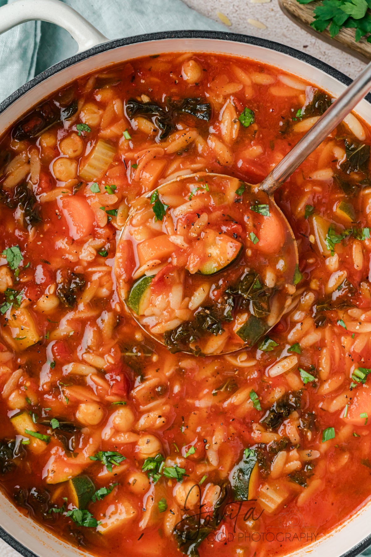 Vegetable Orzo Soup