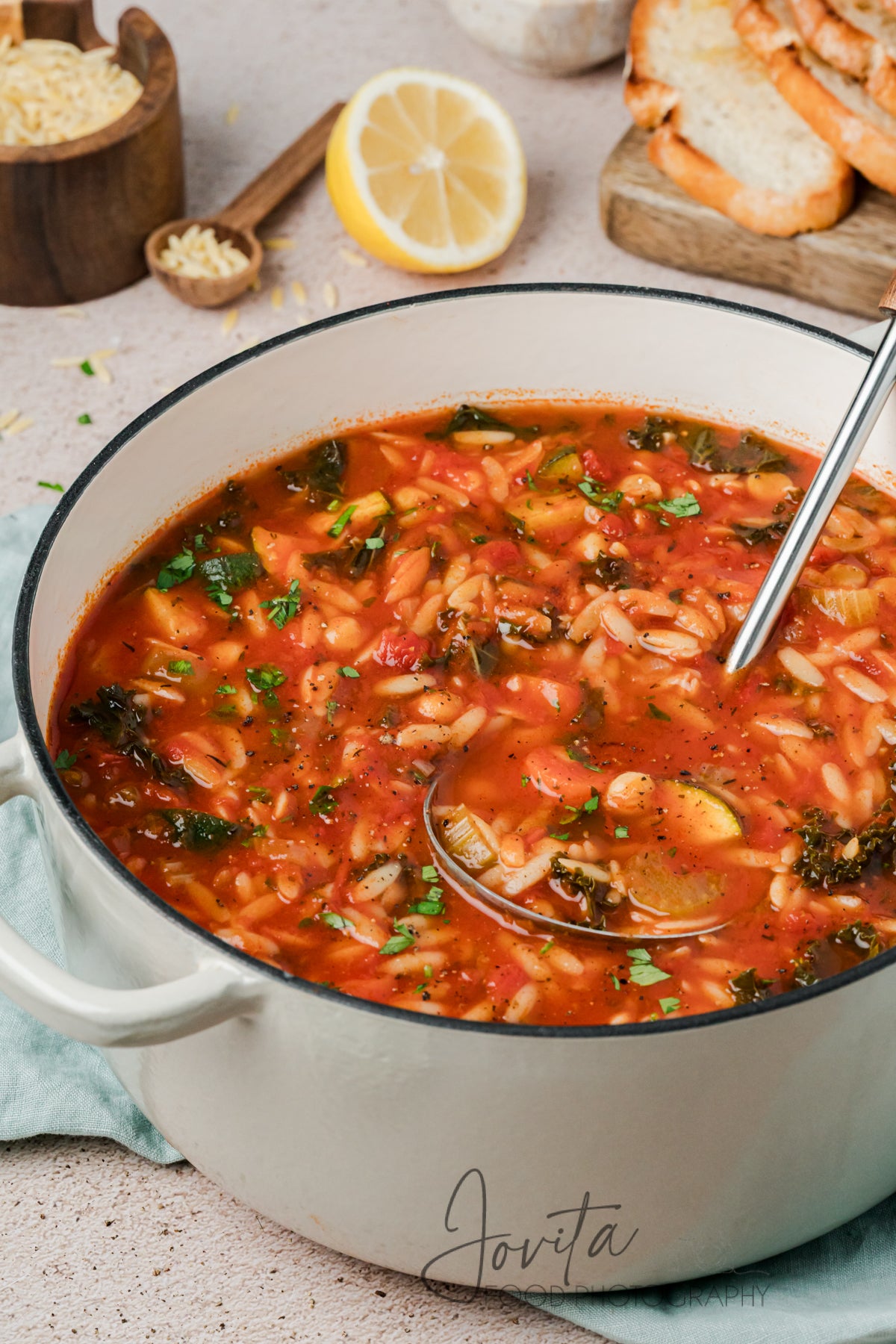 Vegetable Orzo Soup