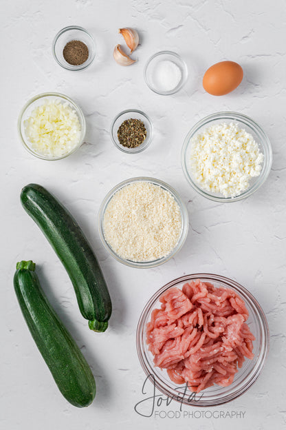 Baked Turkey Zucchini Meatballs