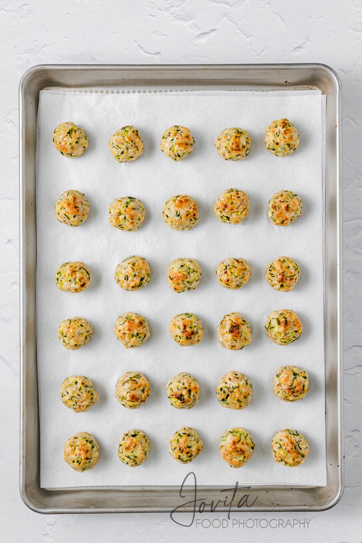 Baked Turkey Zucchini Meatballs