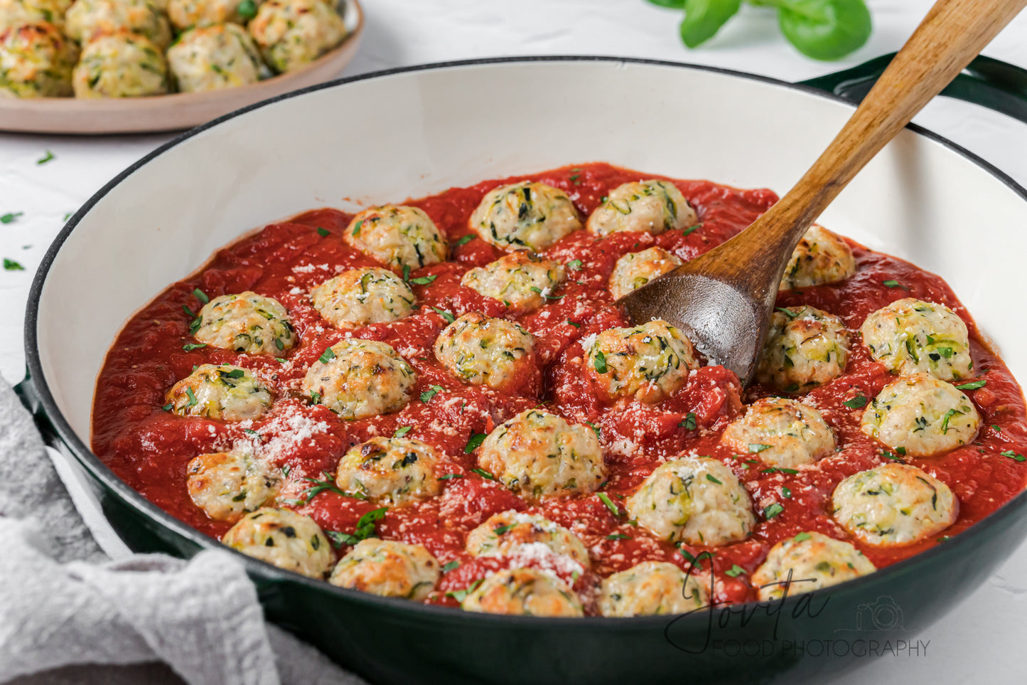 Baked Turkey Zucchini Meatballs