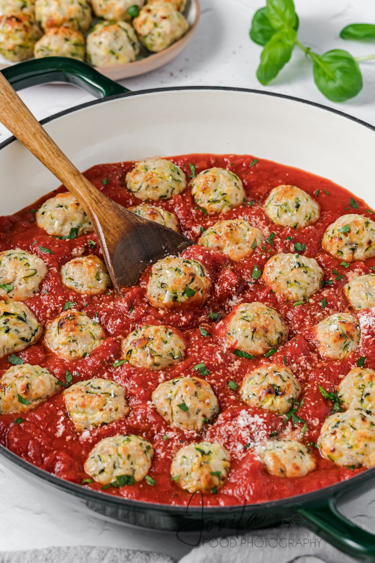 Baked Turkey Zucchini Meatballs