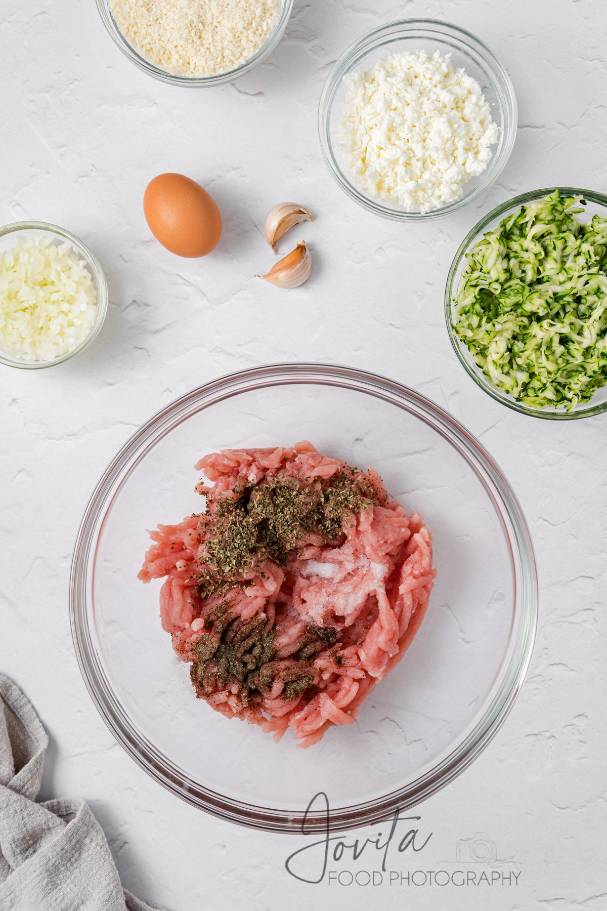 Baked Turkey Zucchini Meatballs