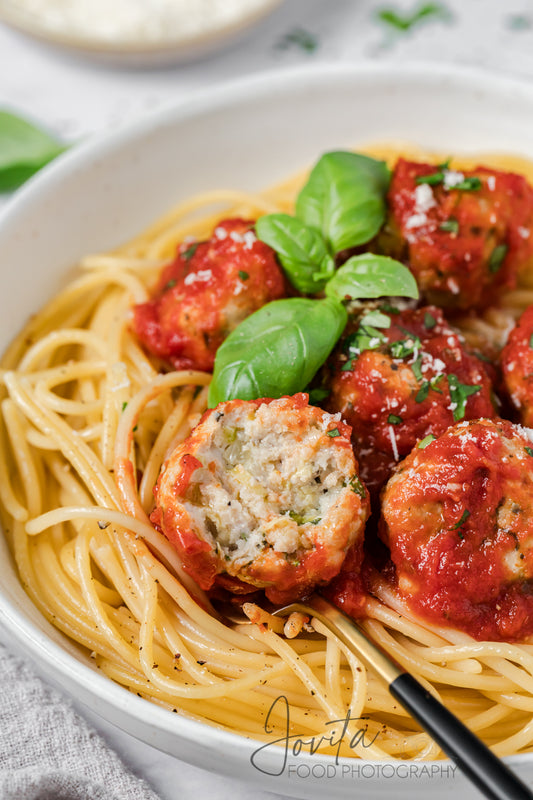 Baked Turkey Zucchini Meatballs