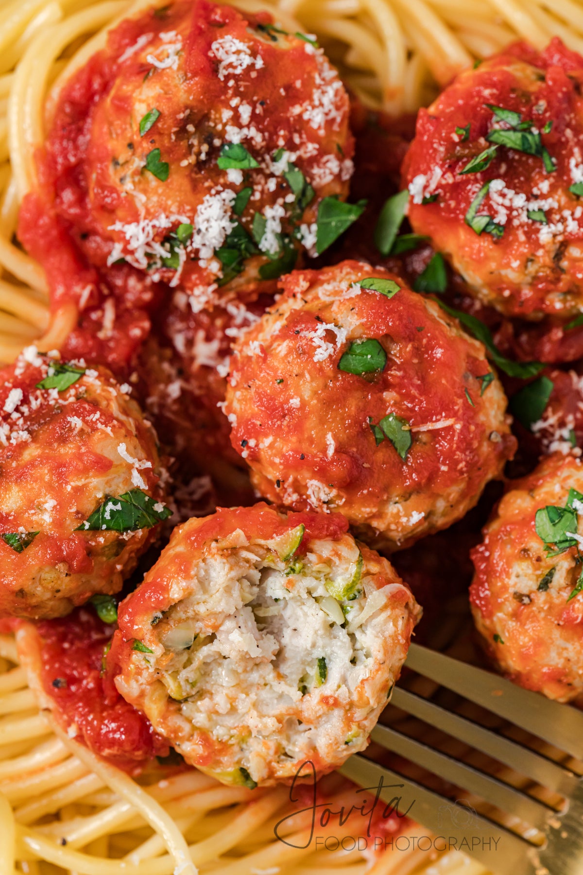 Baked Turkey Zucchini Meatballs