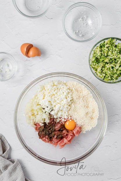 Baked Turkey Zucchini Meatballs